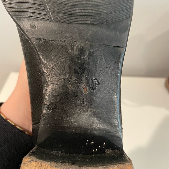 Prada Italian Leather Chelsea Boots - Picture 4 of 5